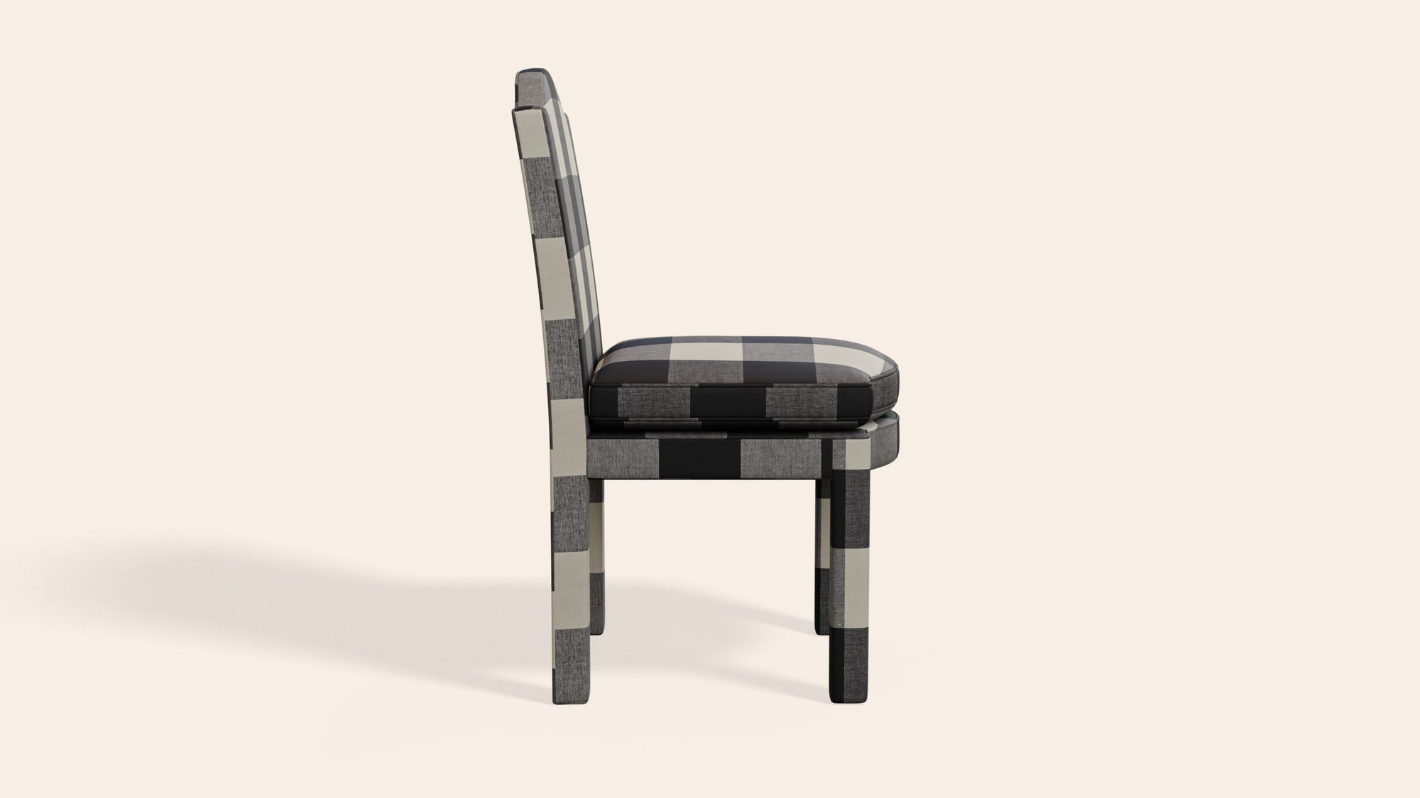 Pair of Leo Dining Chairs, Pepper-