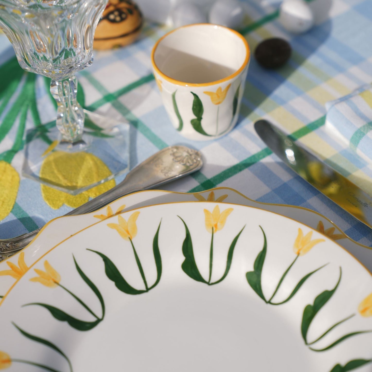 Fan Fan Dessert Plate