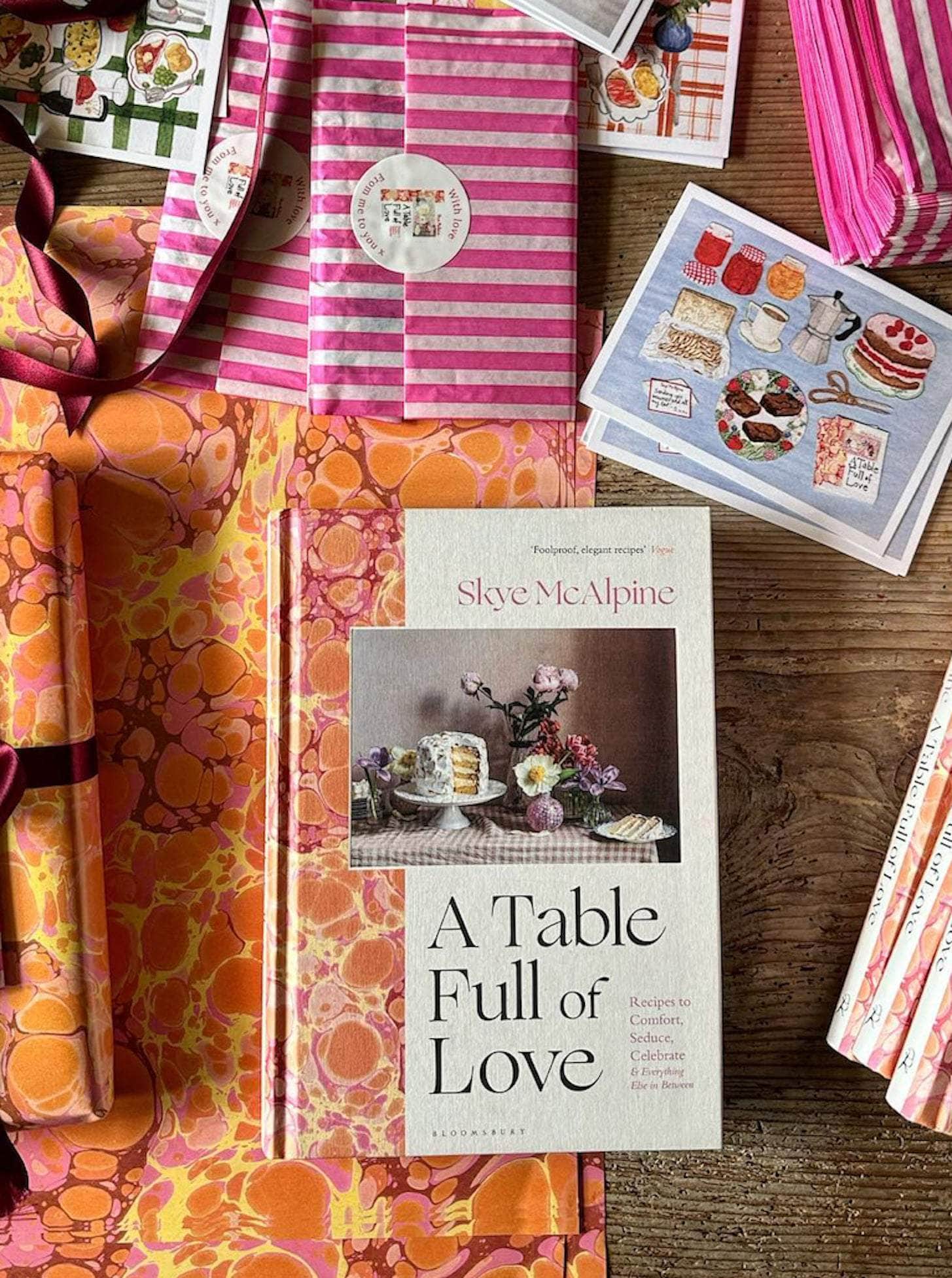 A Table Full Of Love Cookbook, Signed And Gift-Wrapped