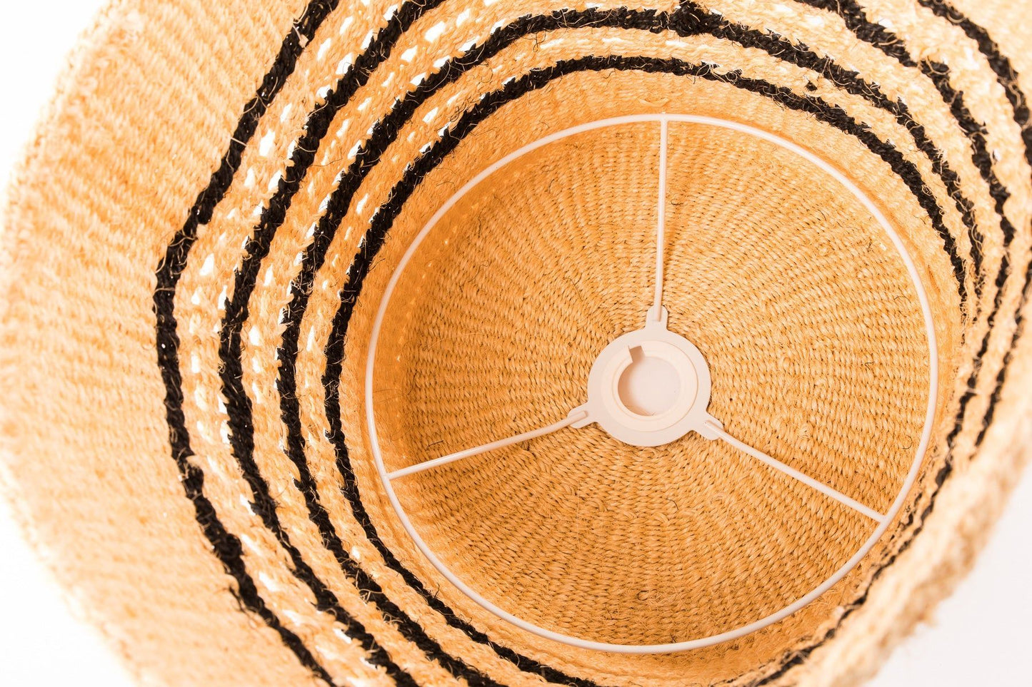PITIA: Black/Natural Holey Pendant Lampshade