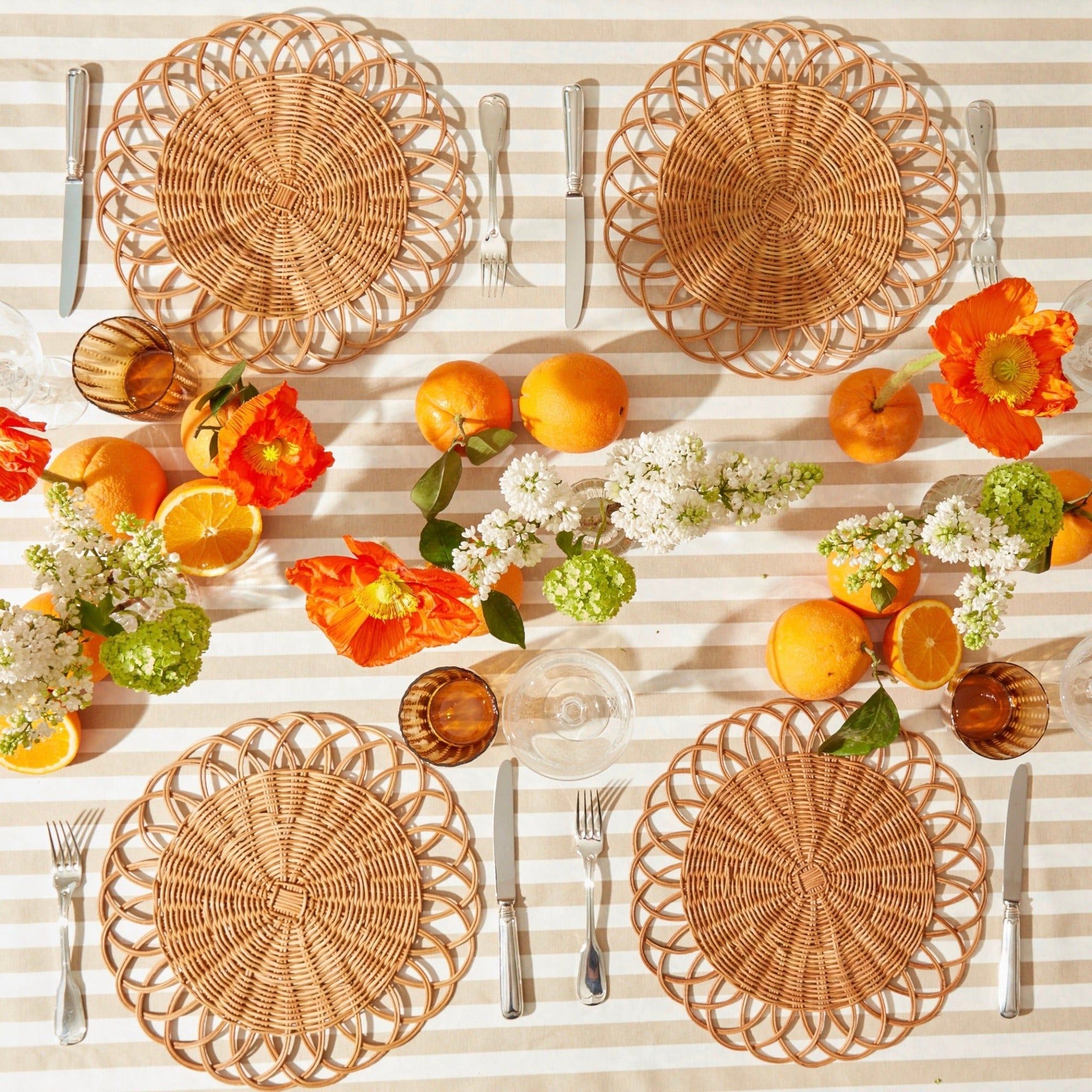 Amber Speckled Water Glasses (Set of 6)