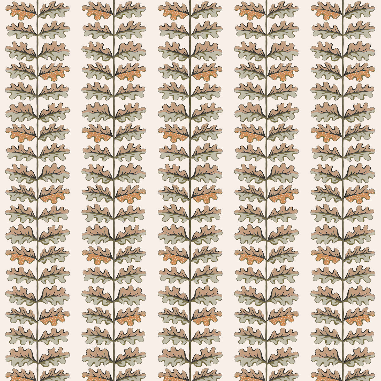 Quercus Wallpaper - Sage