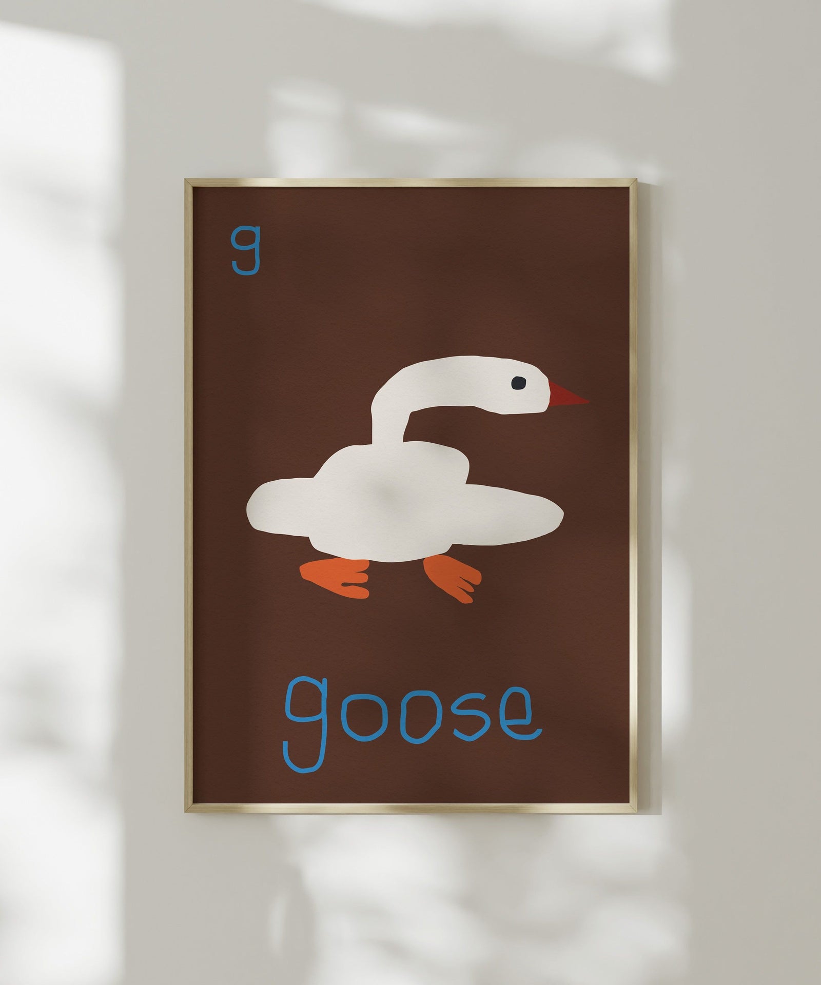 G for Goose Art Print