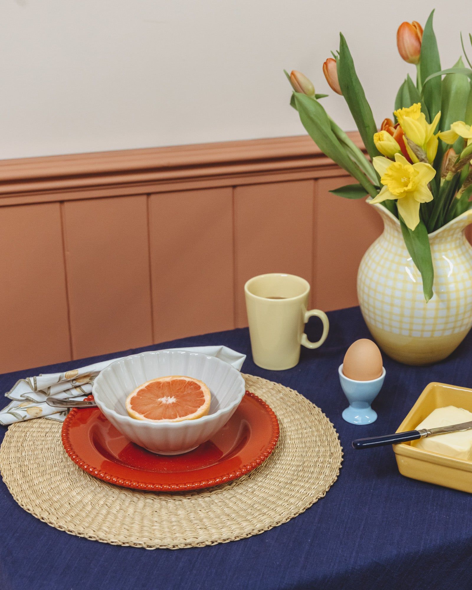 JIRAPA: Natural Woven Circular Placemat