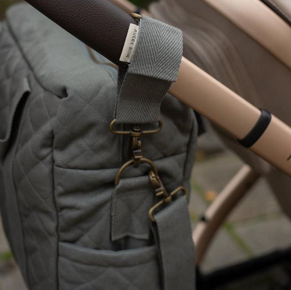 Baby Changing Bag - Flint (With Pram Clips)