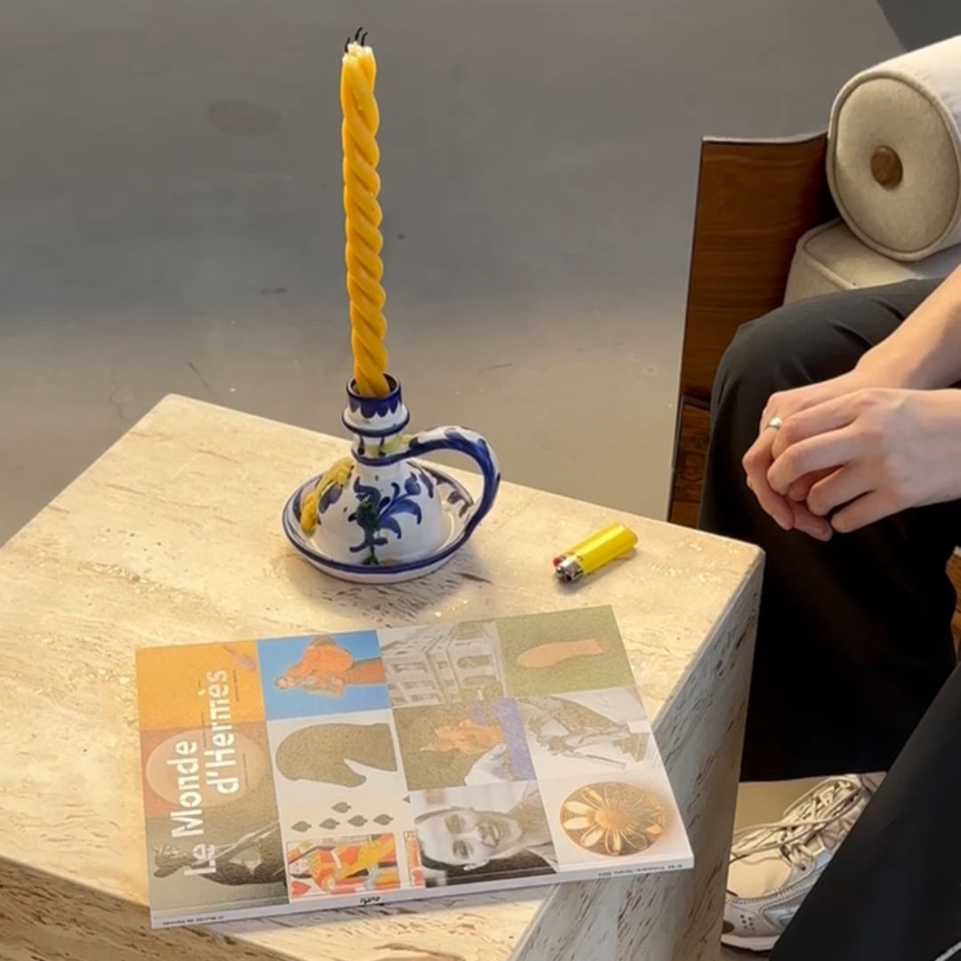 The Braided Beeswax Candle Set