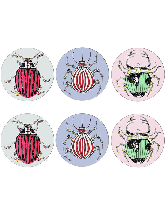 Set of 6 Beetle Placemats