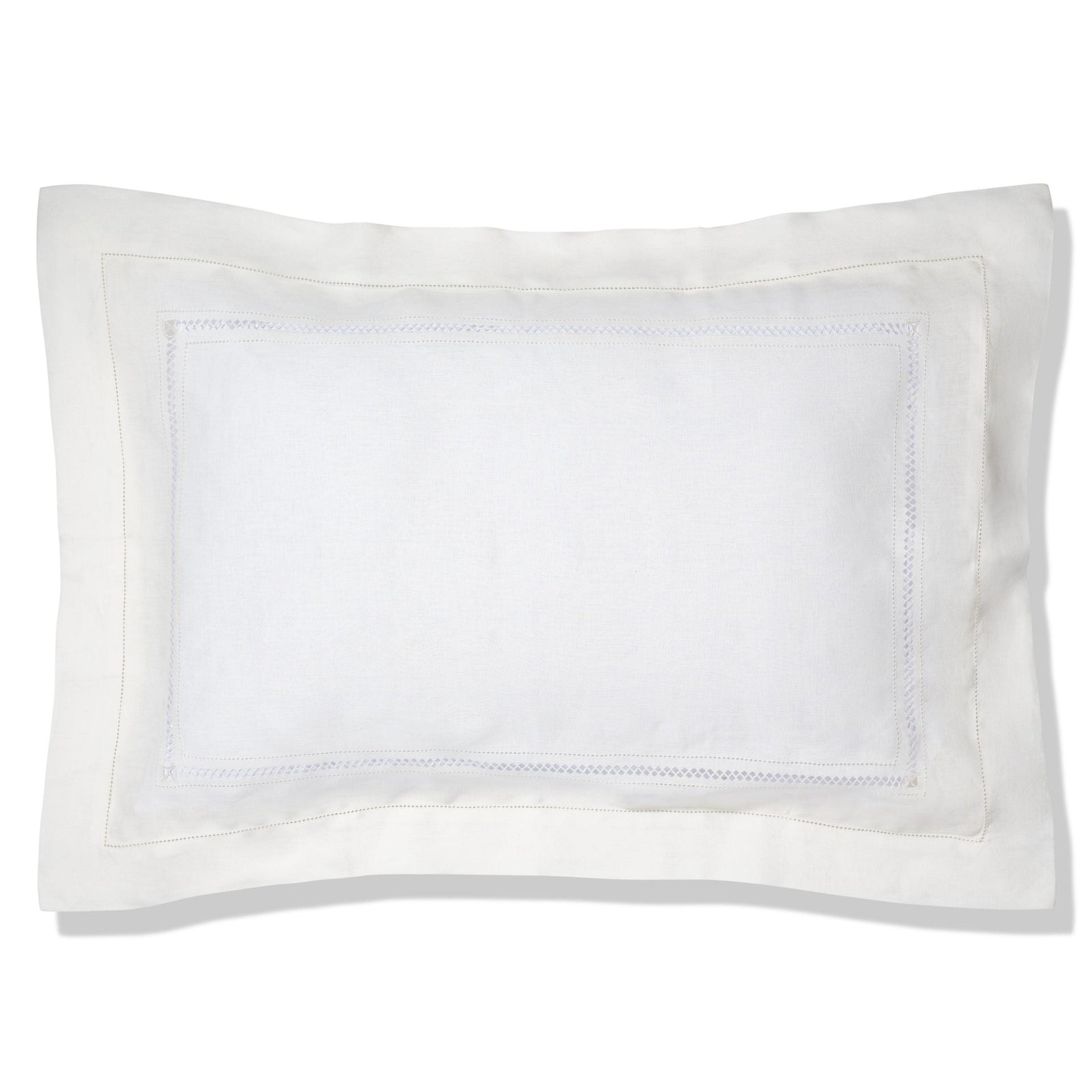 Bed Linen Set Diamond Stitch Ivory White