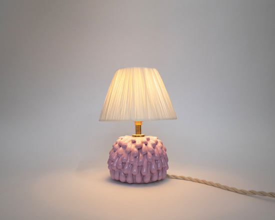 Short 'Drip' Table Lamp - Violet