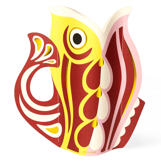 Fish Paper Vase