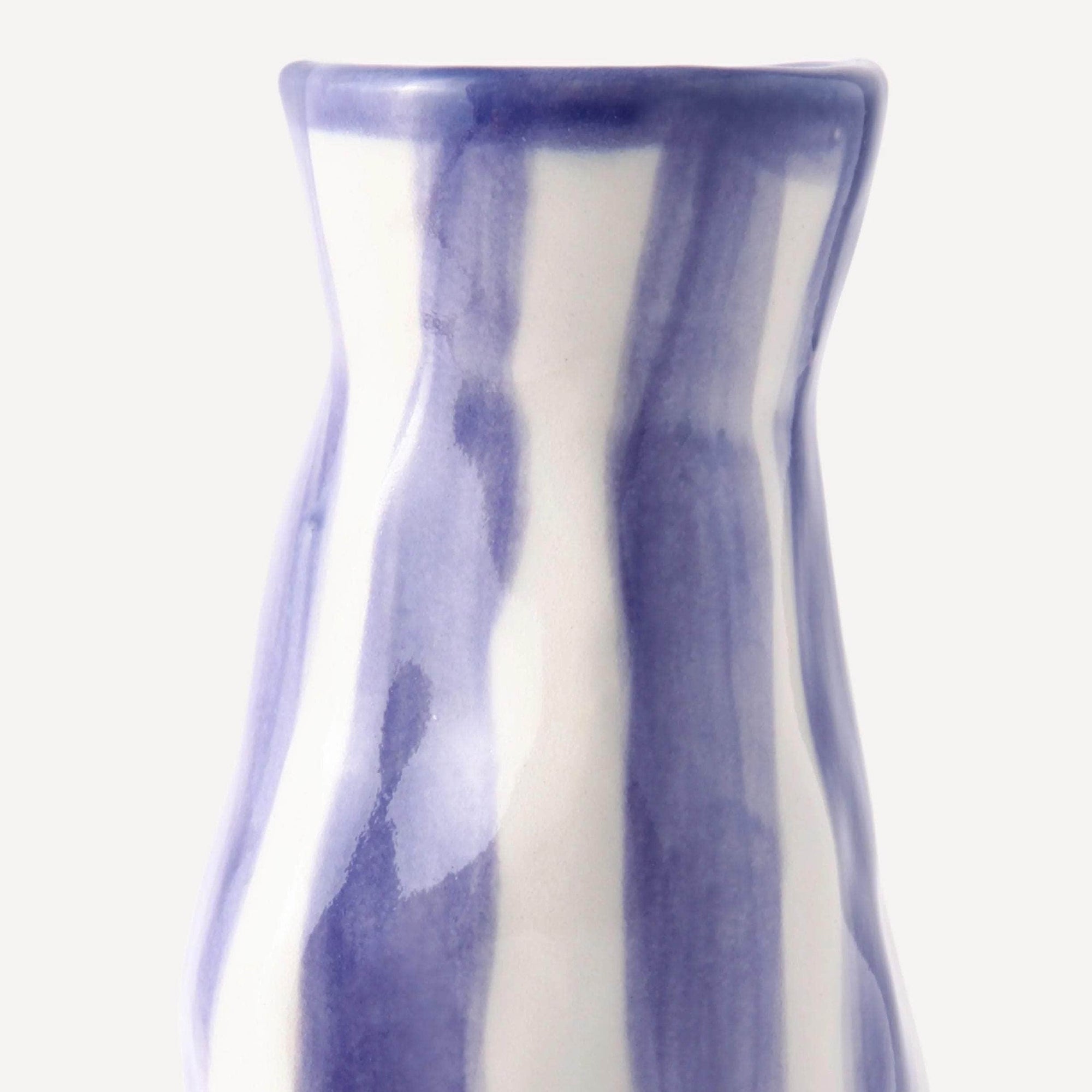 Amethyst Candy Stripe Vase