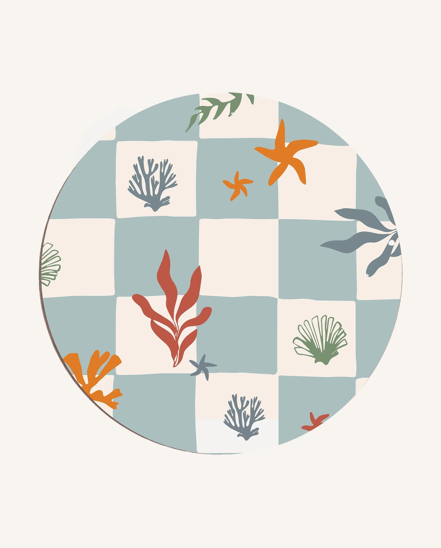 Nautical Checks Placemats (Set of 6)