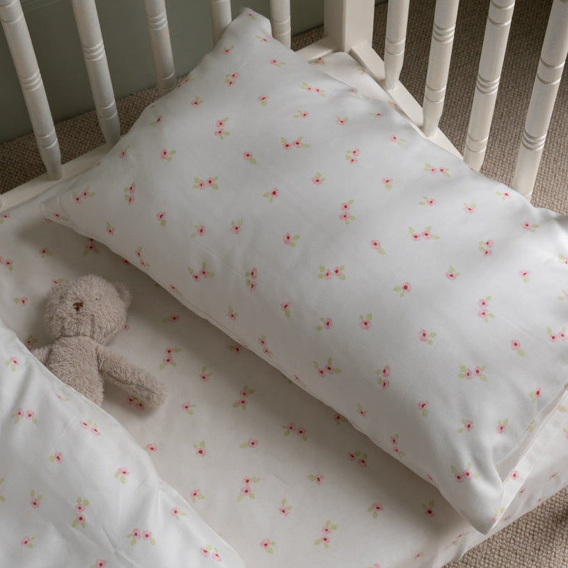 Organic Cotbed Bedding Set - Anemone