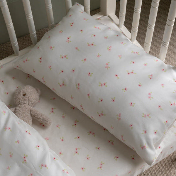 Organic Cotbed Bedding Set - Anemone