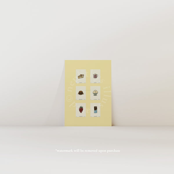 Pudding Print Set