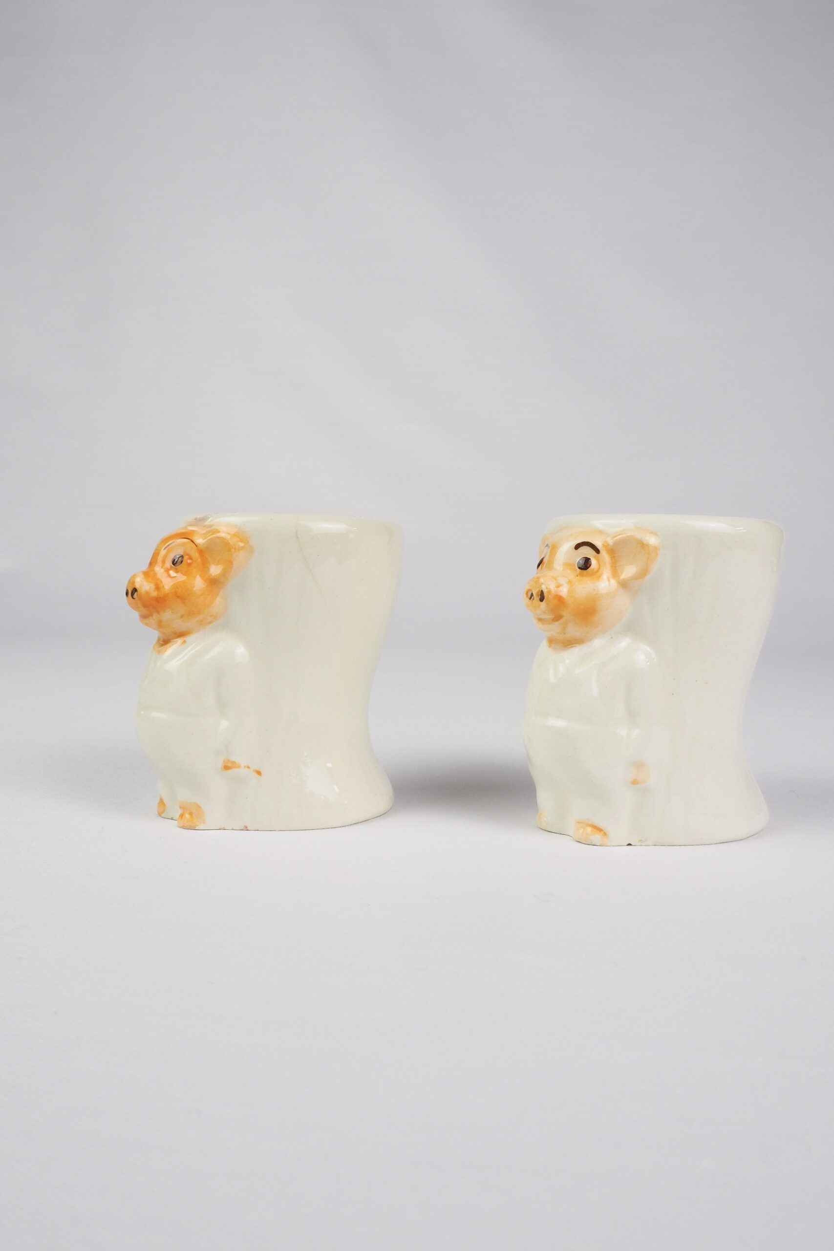 Vintage Pinky and Perky Egg Cups