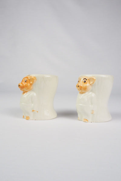 Vintage Pinky and Perky Egg Cups