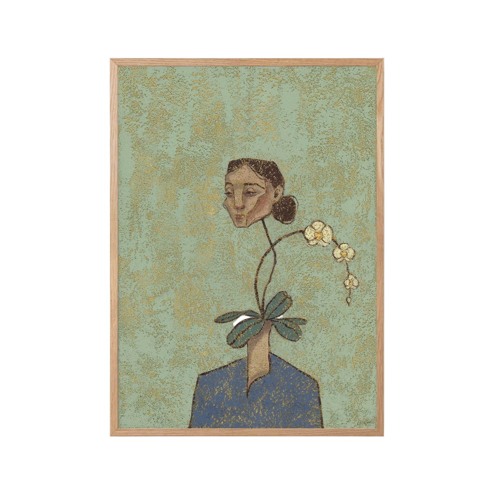 Plant Folk - Botanical Art Print-