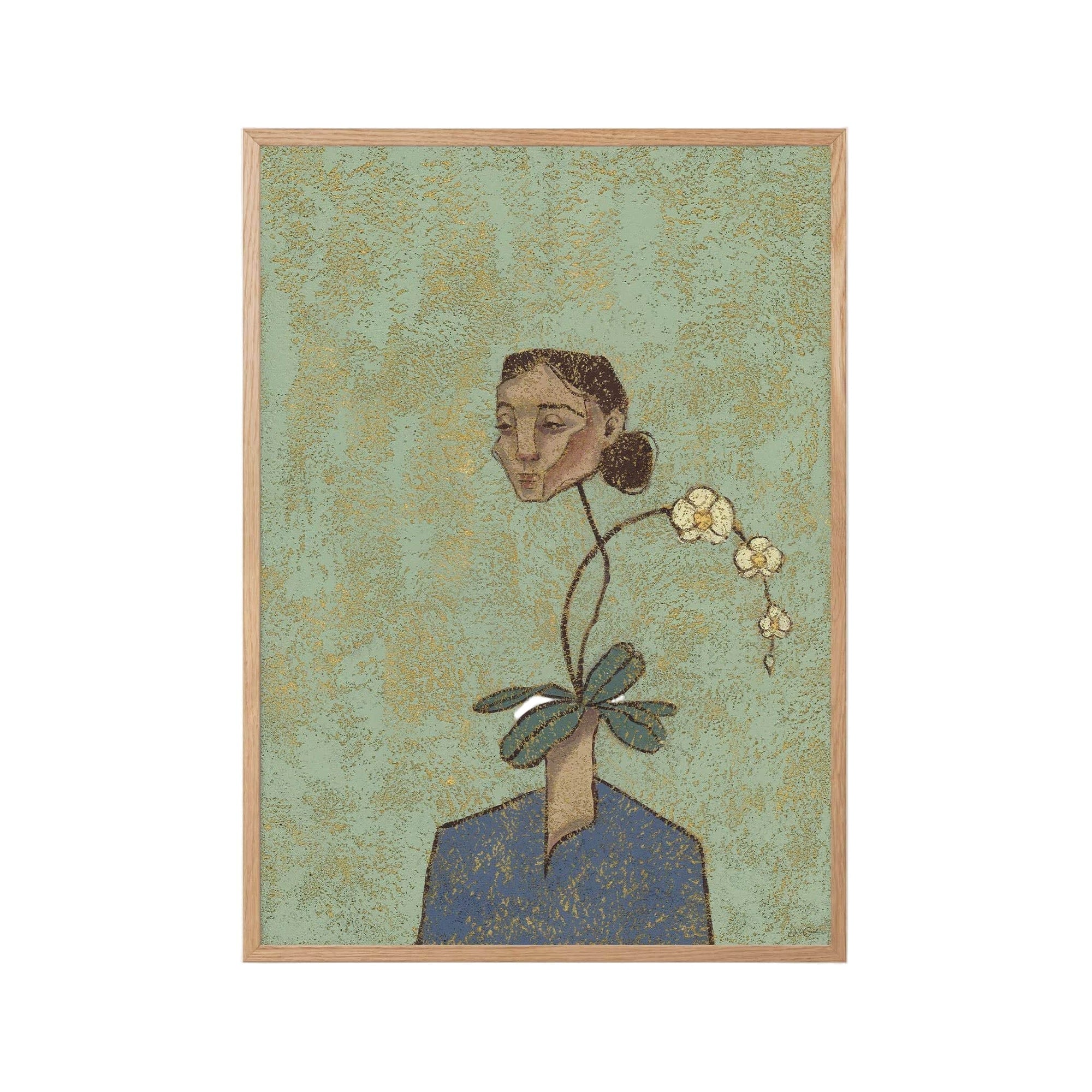 Plant Folk - Botanical Art Print-