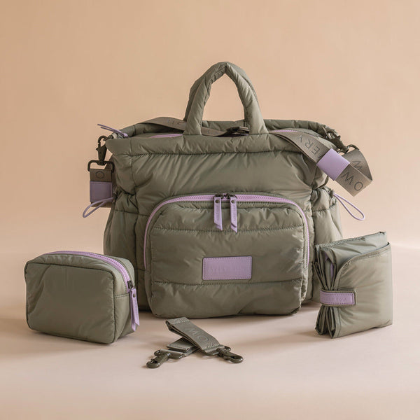 Baby Changing Tote Bag - Olive
