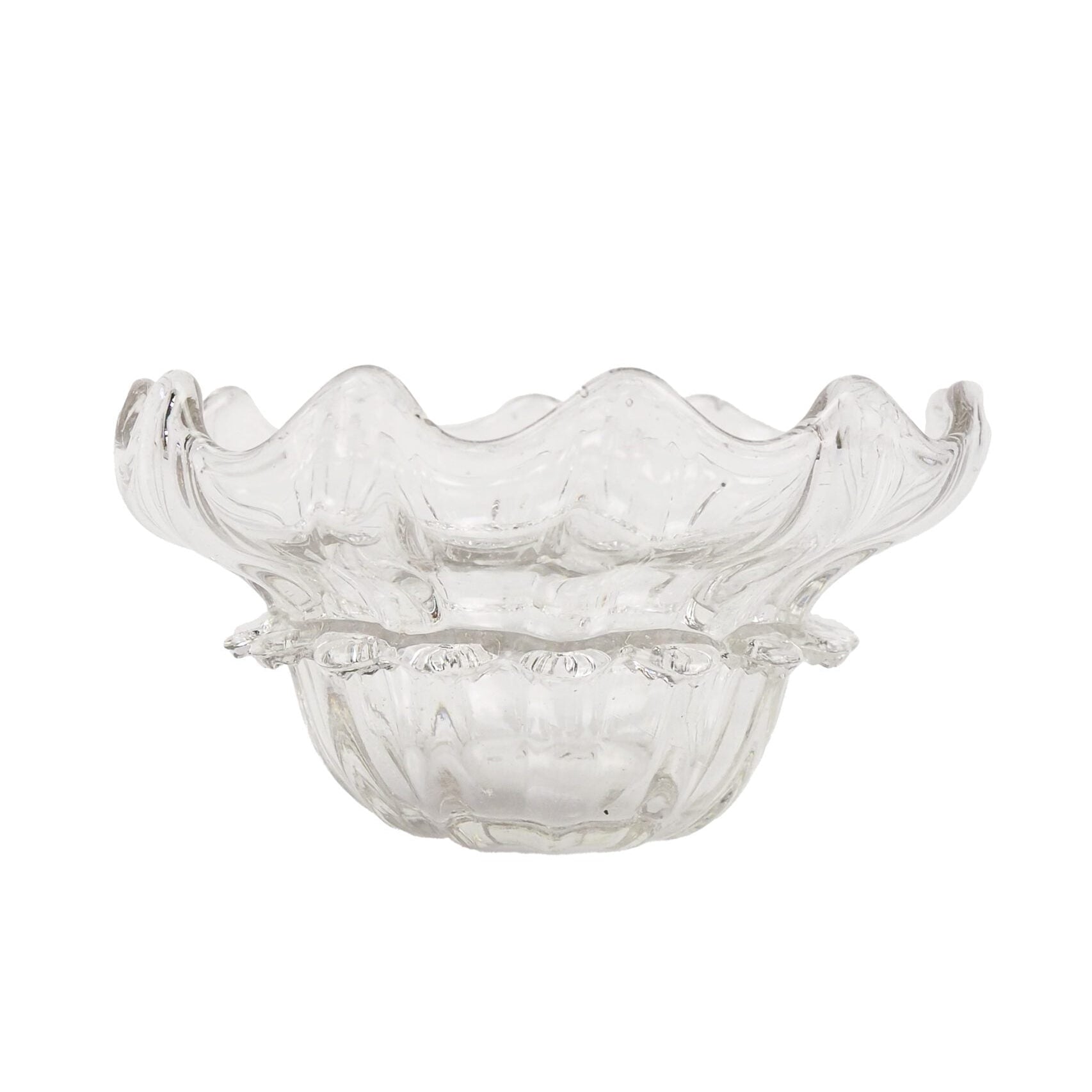 Vintage Hand Blown Glass Dish