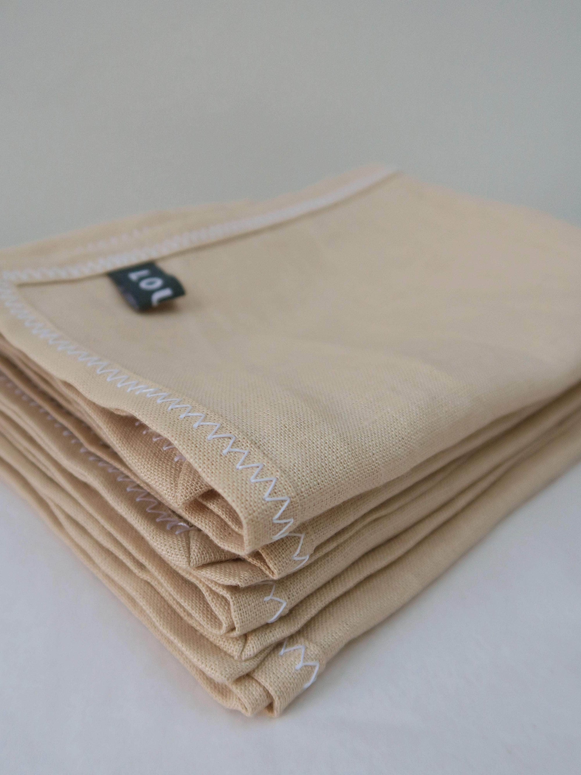 Irish Linen Napkin Set of 4 - Sand