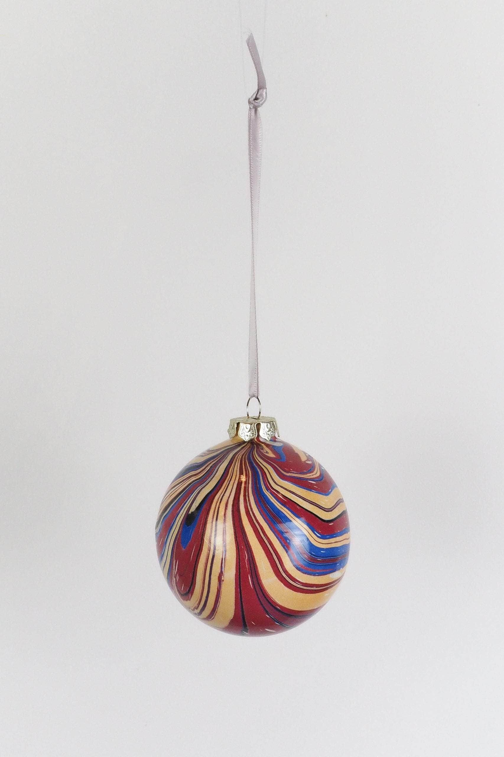 Large Kilim Marbled Bauble