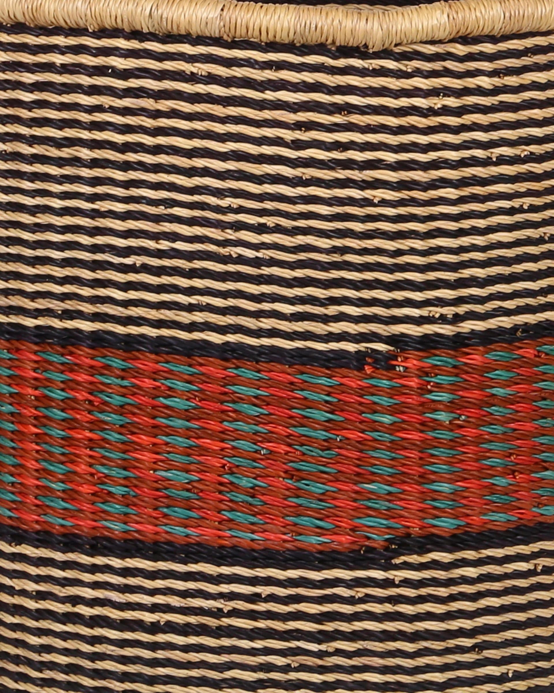 WAFAA: Orange, Blue and Green Log or Laundry Basket