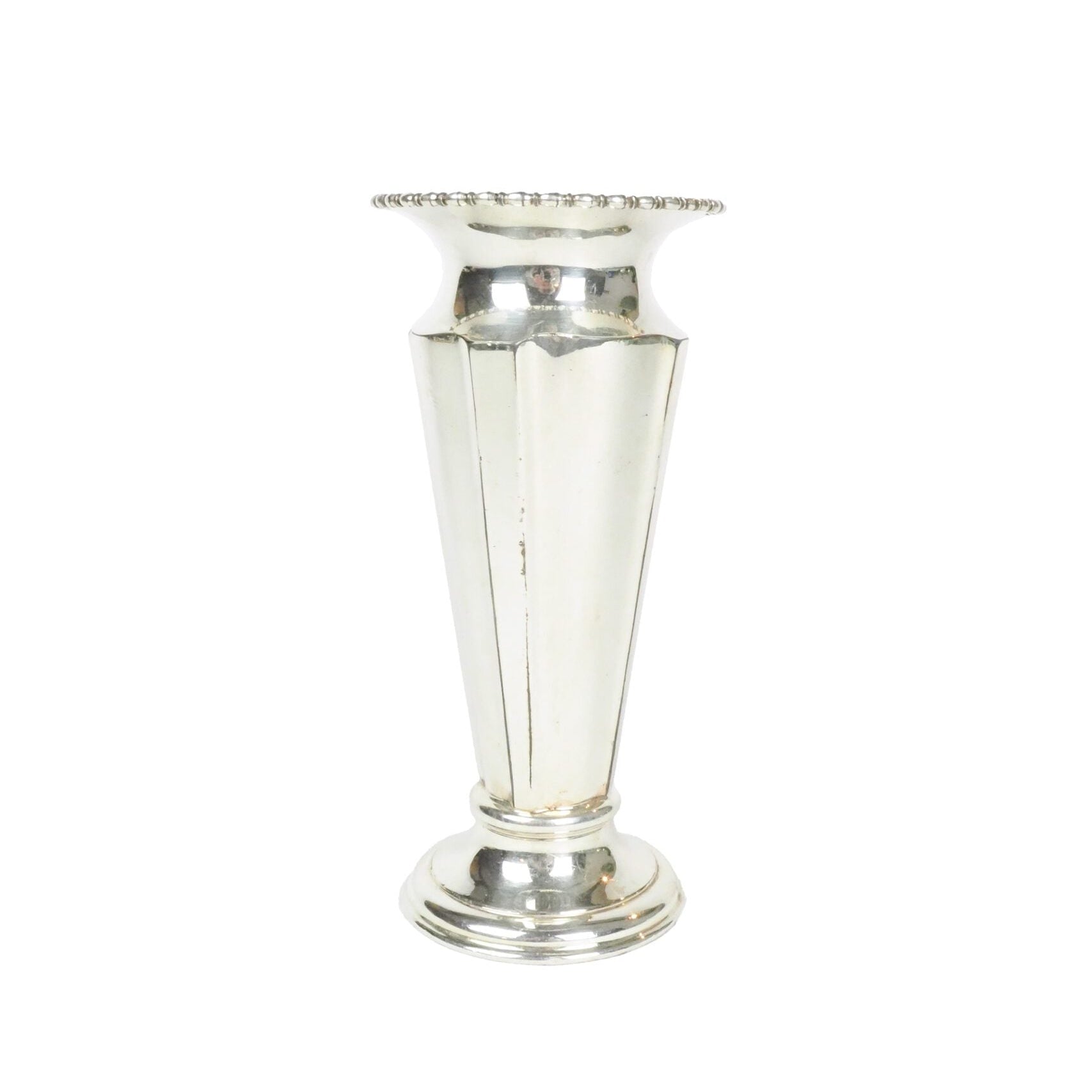 Antique Silver Plate Vase