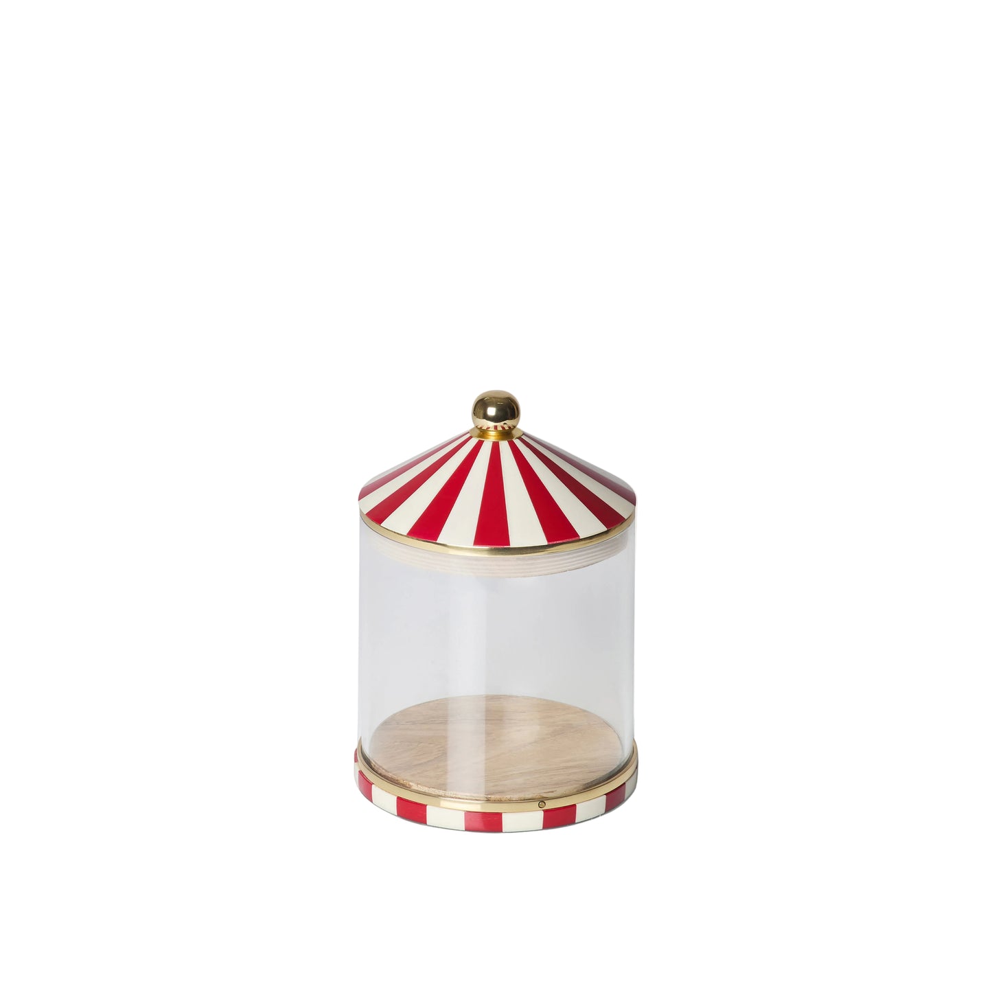 Circus Storage Jar | Red and White