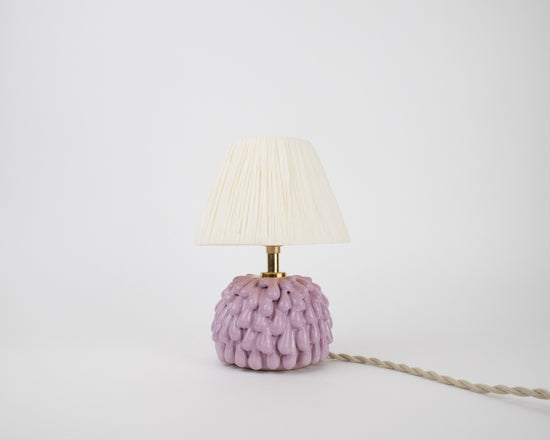 Short 'Drip' Table Lamp - Violet