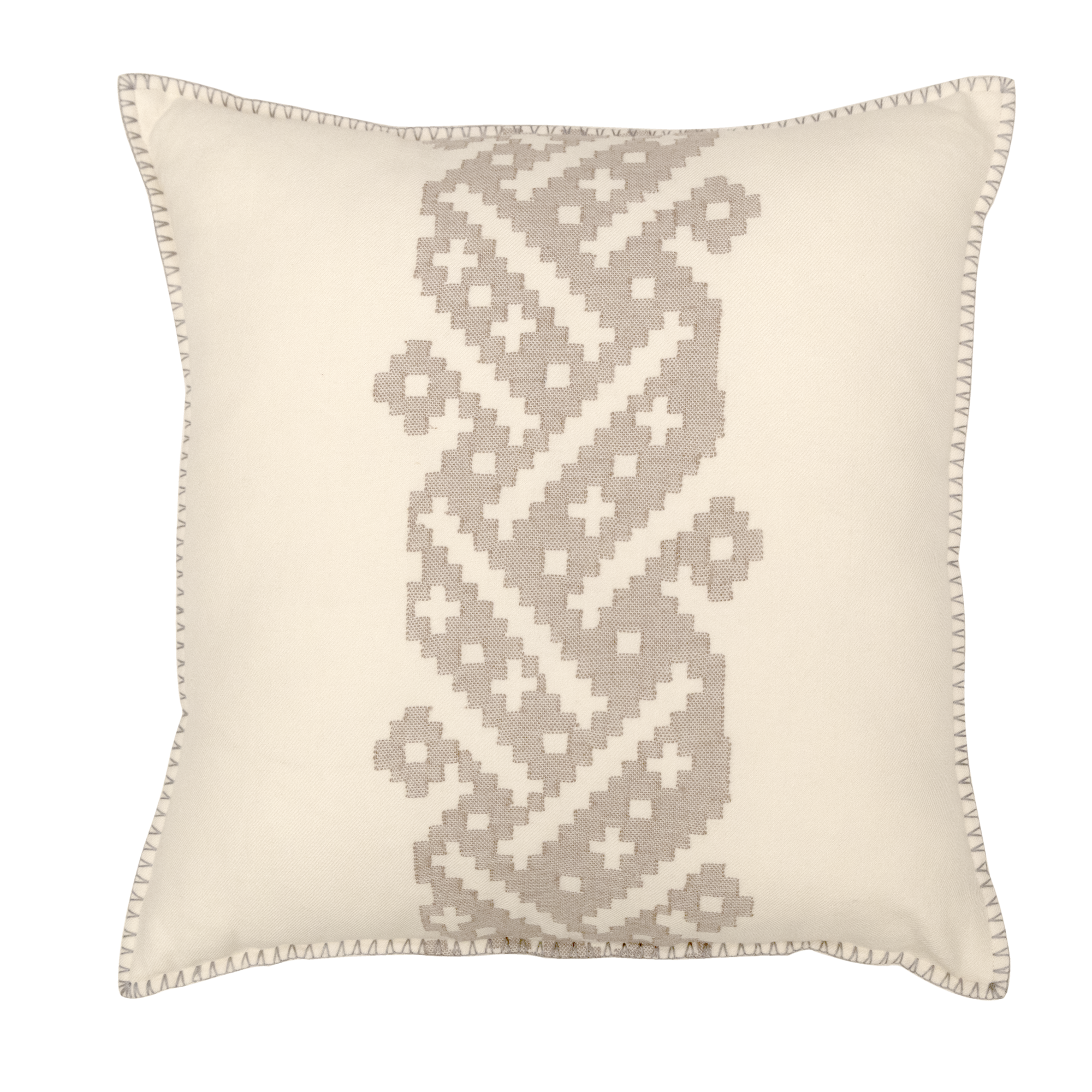Extra Weft Woven Interior Pillow Cover – 20x20 in