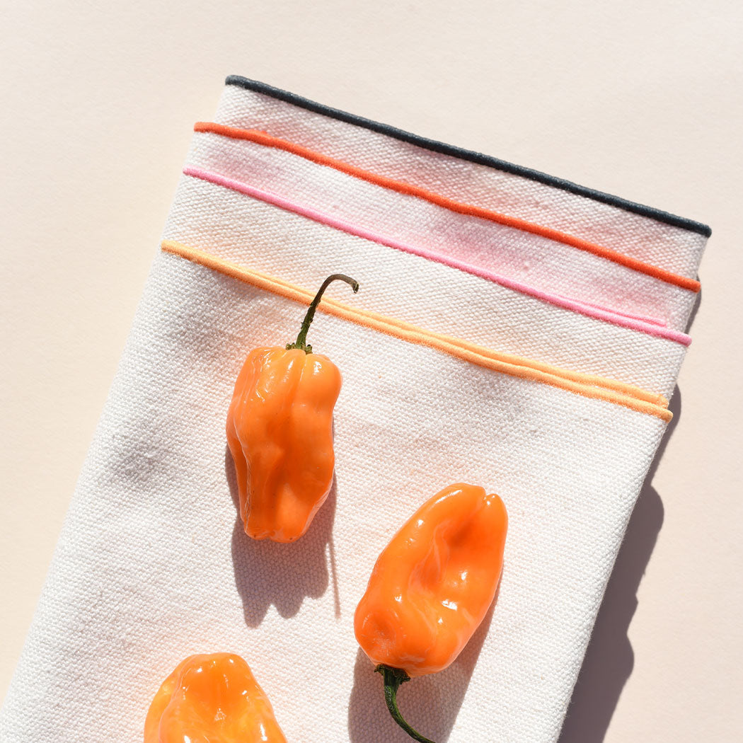 Rainbow Burlap Napkins | Set of 4