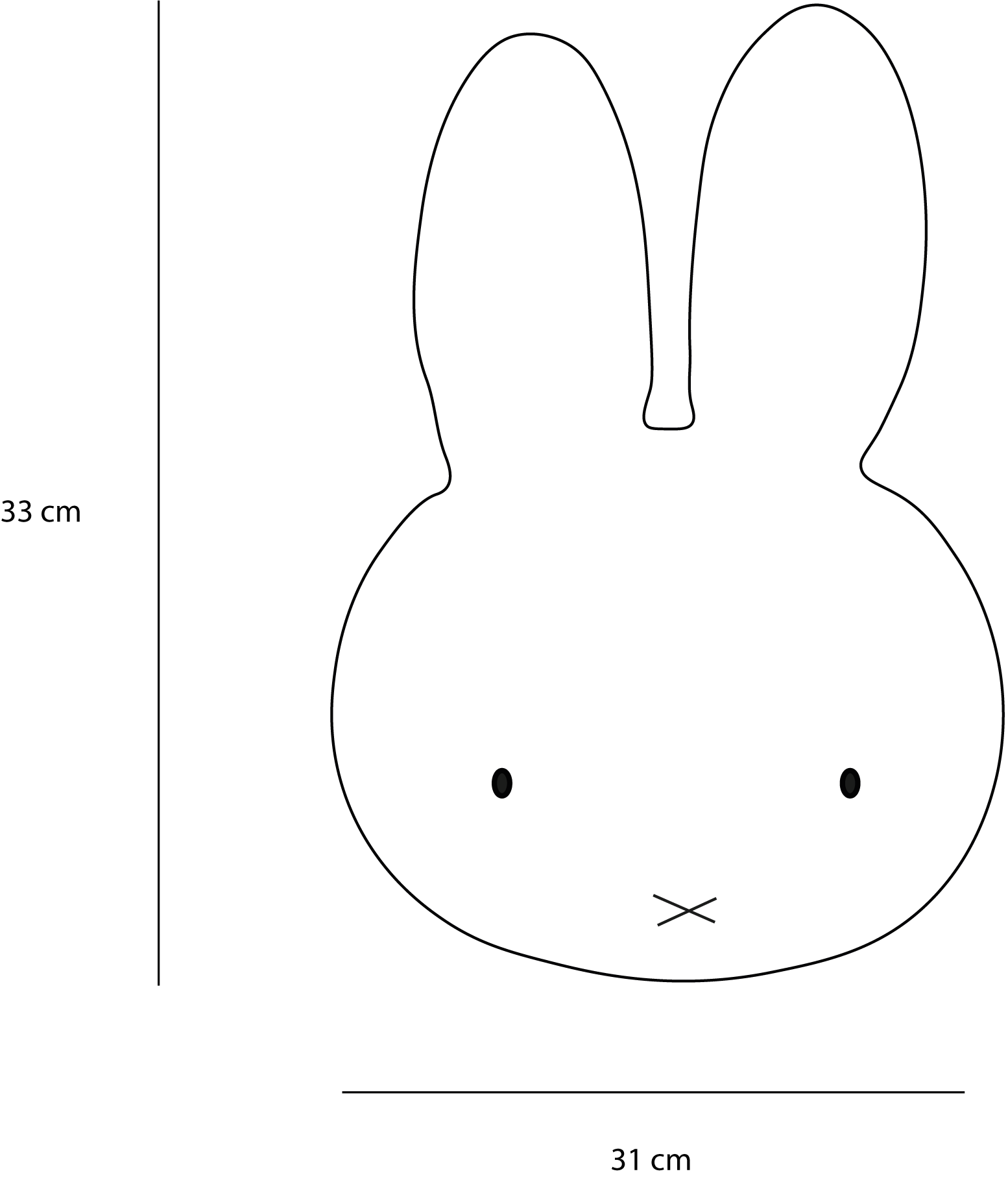 Large Head Miffy