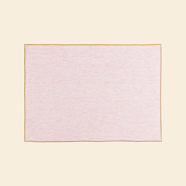 The Pink & White Stripes Linen Placemats (set of 2)