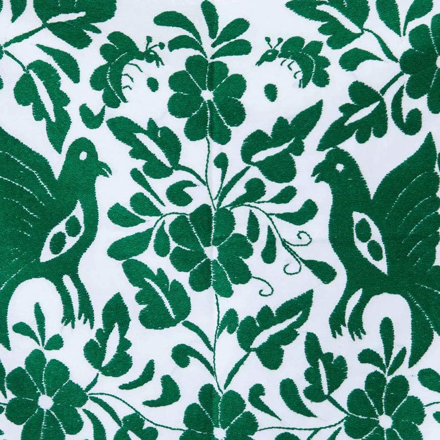 Embroidered Tablecloth - Green