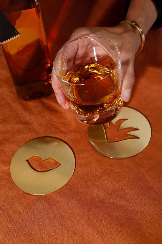 Kiss Coasters - Set of Two
