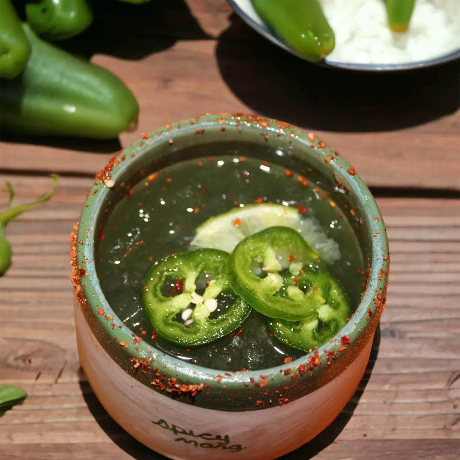 The ranch "spicy marg" Glasses/Set of Two