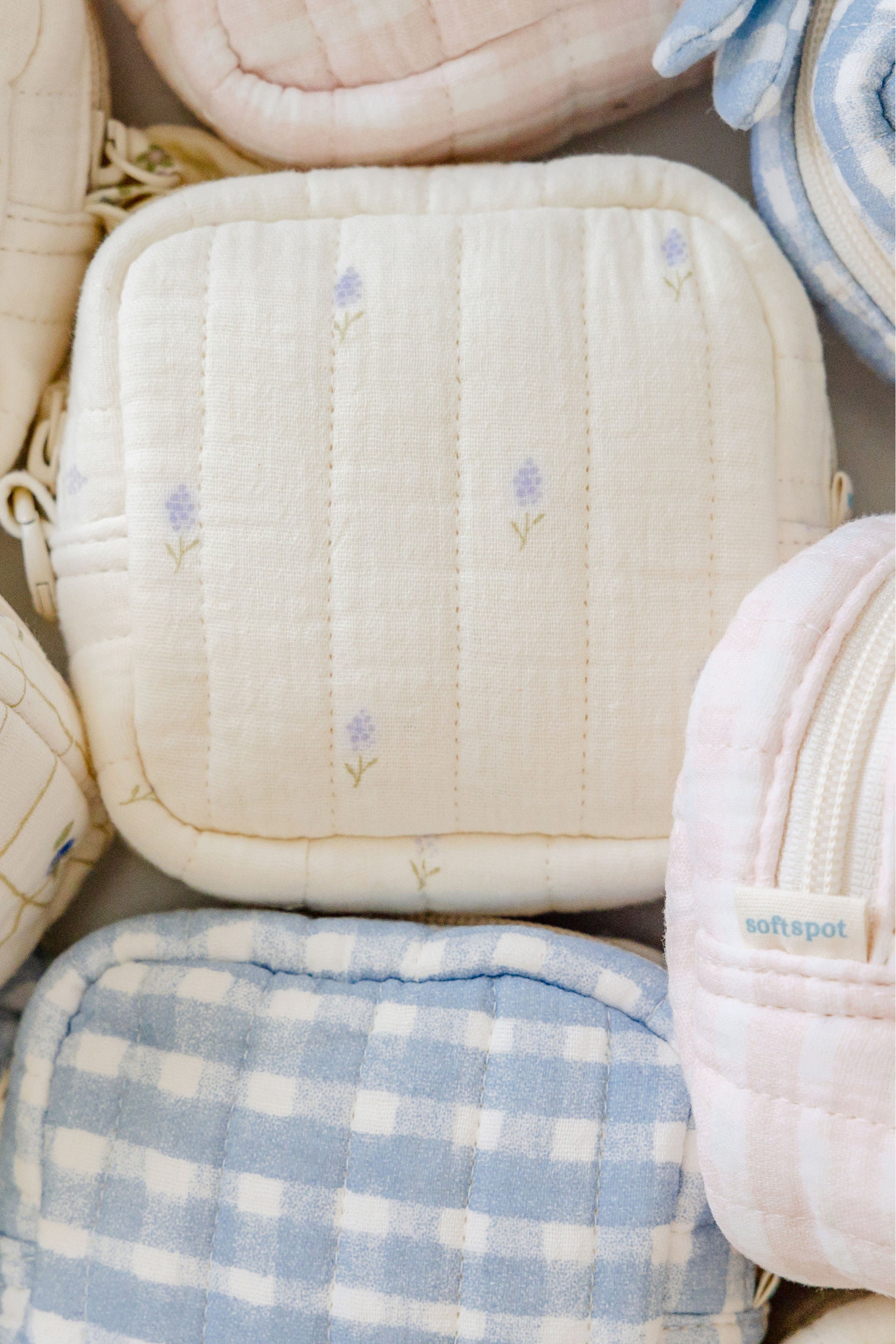 Soft Baby Loaf Pouch – Lavender Field