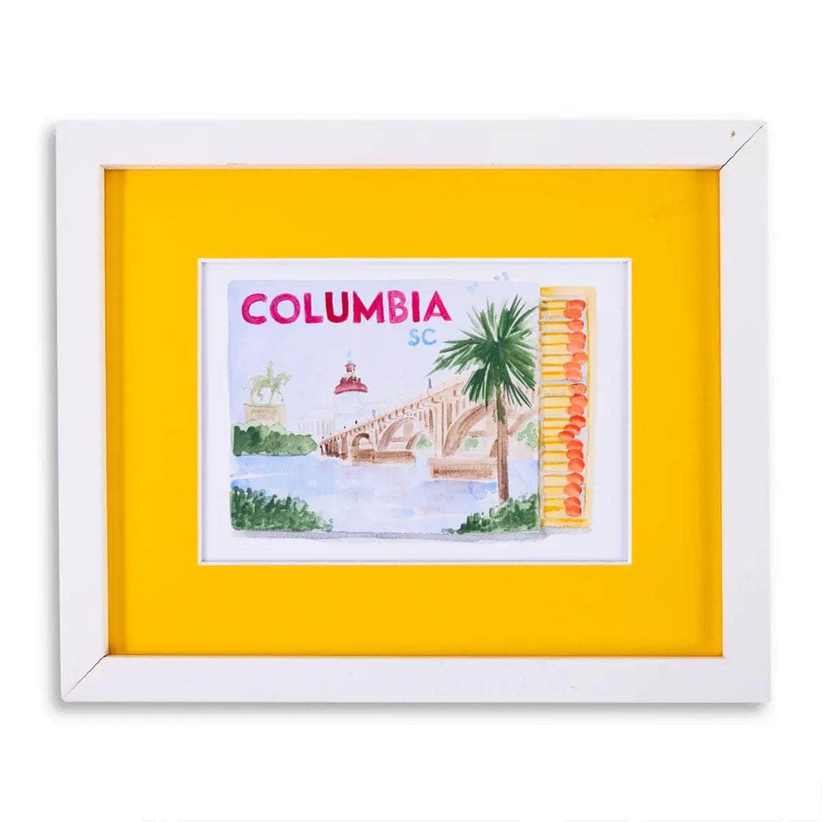 Columbia SC Matchbook Print