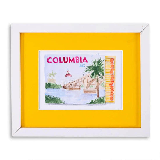 Columbia SC Matchbook Print
