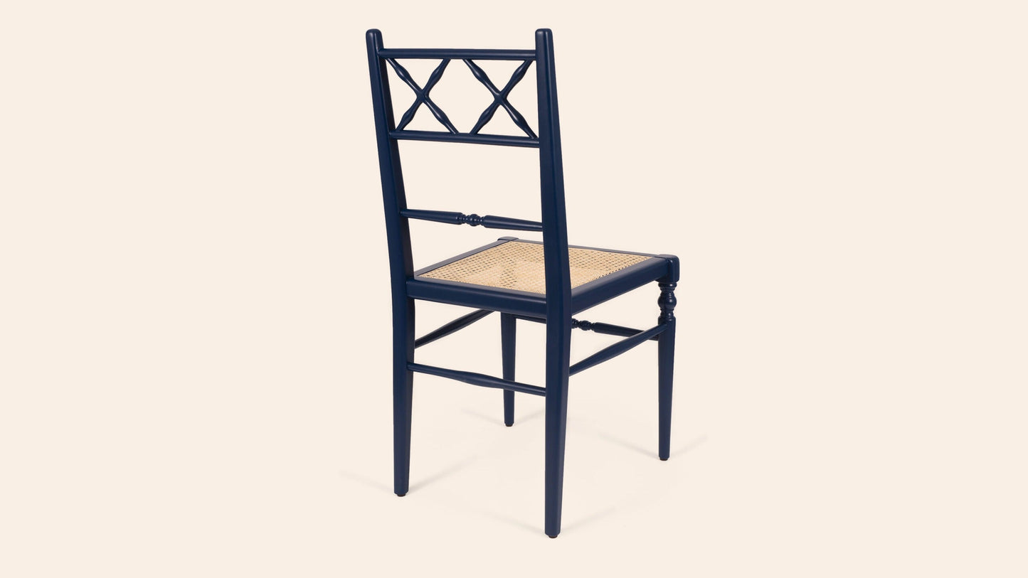 Pair of Chiara Dining Chairs, Ocean