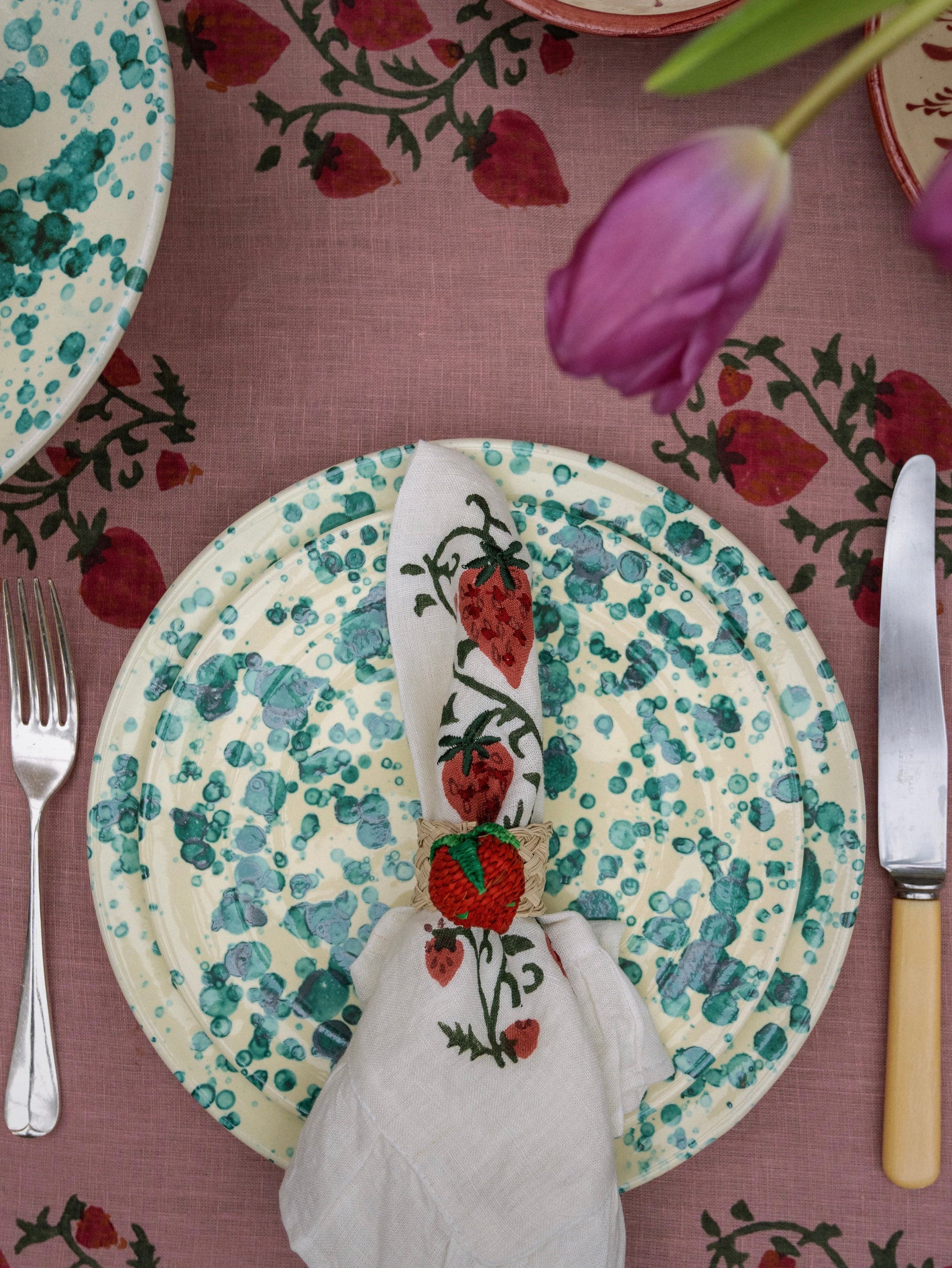 Fraises Des Bois Napkins (Set of 4)