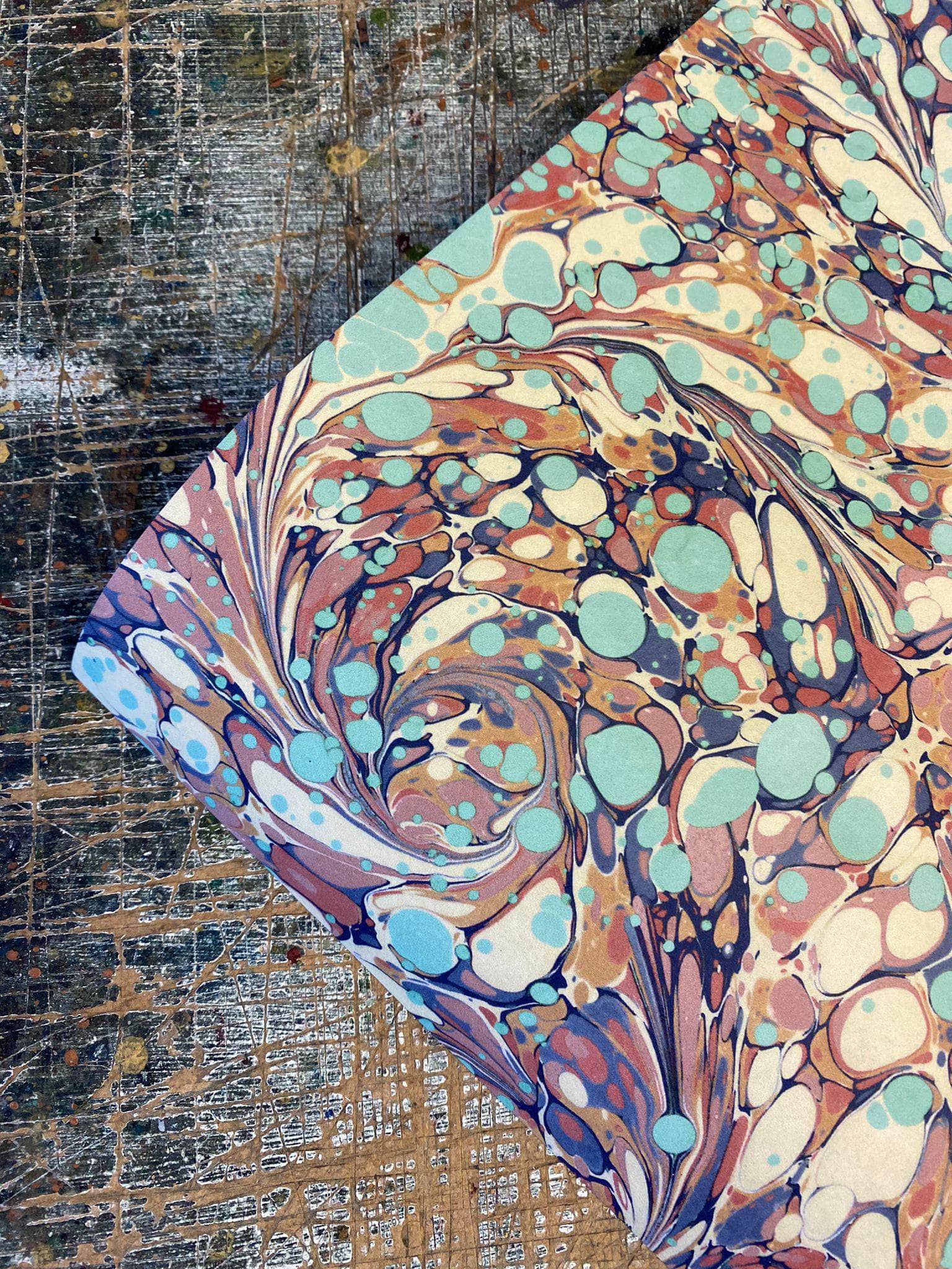 Marbled Wallpaper - 'Aurora' Colour: Opal - Eco Non-Woven
