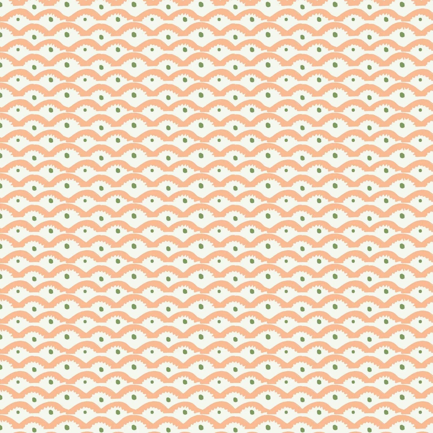 Wiggly Squiggly Wallpaper - Peachy