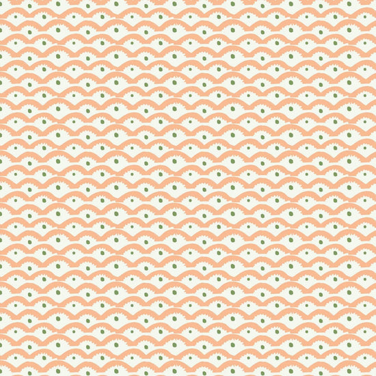 Wiggly Squiggly Wallpaper - Peachy