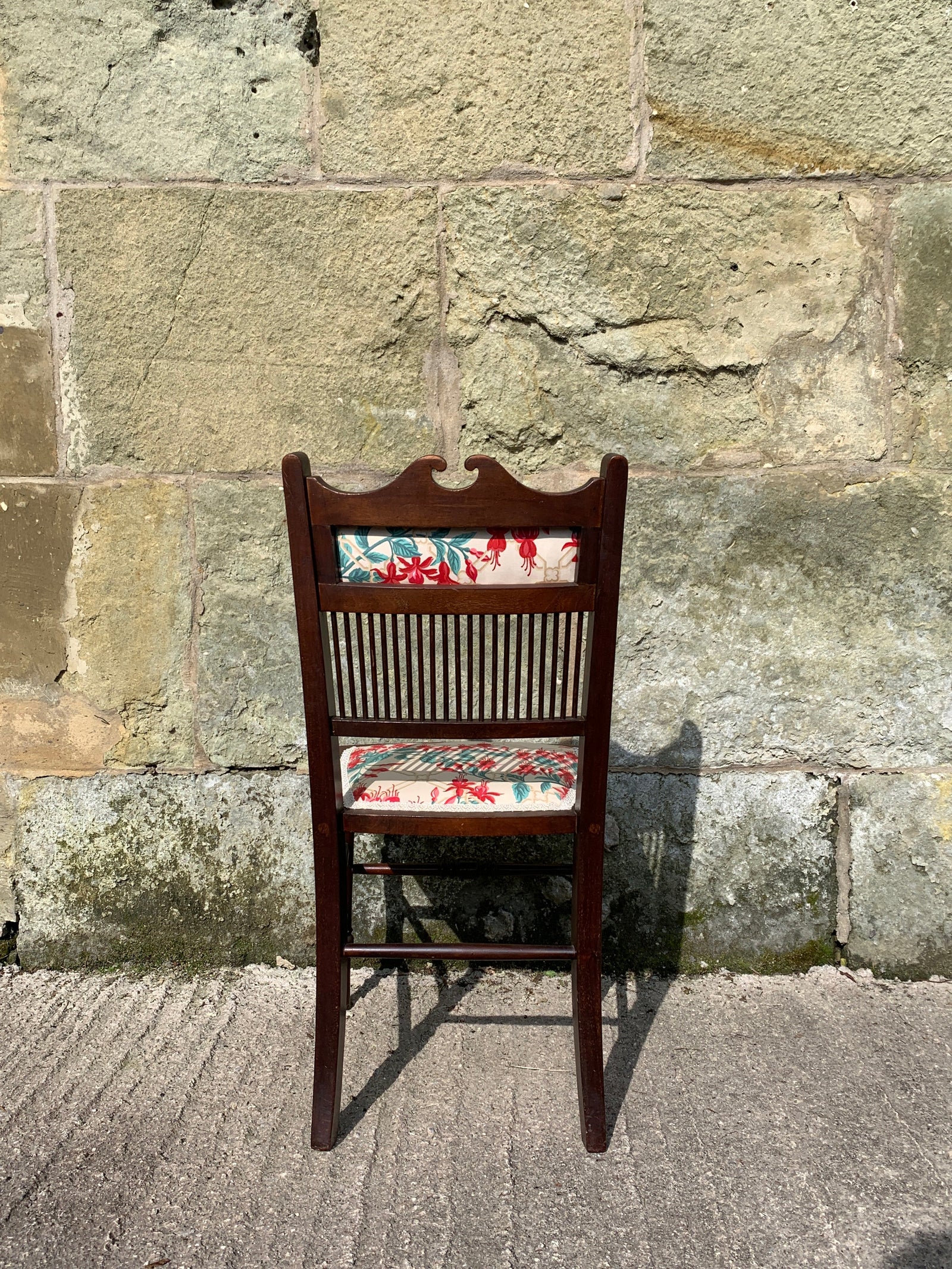 SASHA – Edwardian Children's Chair with Vintage Laura Ashley Fabric