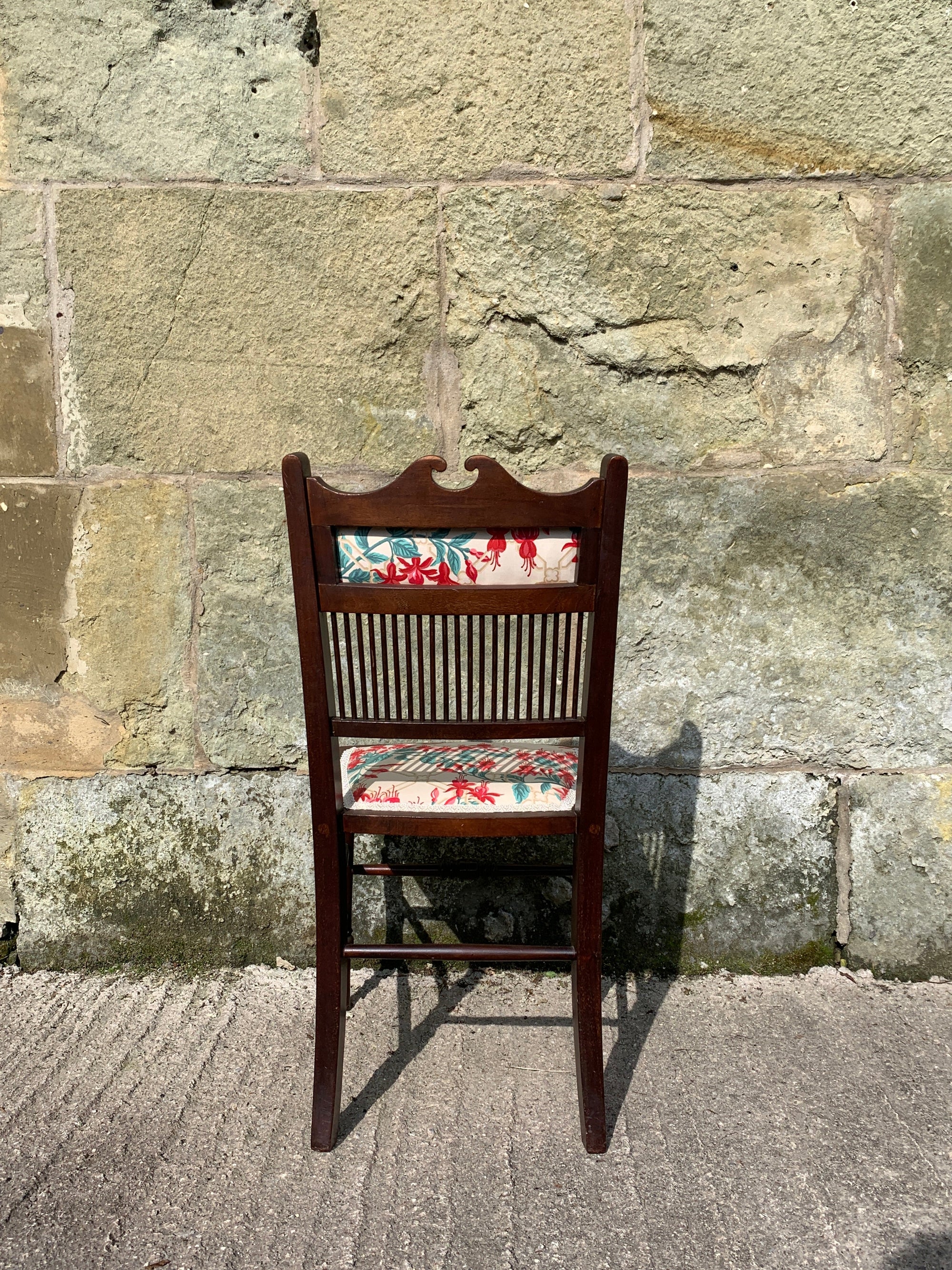 SASHA – Edwardian Children's Chair with Vintage Laura Ashley Fabric