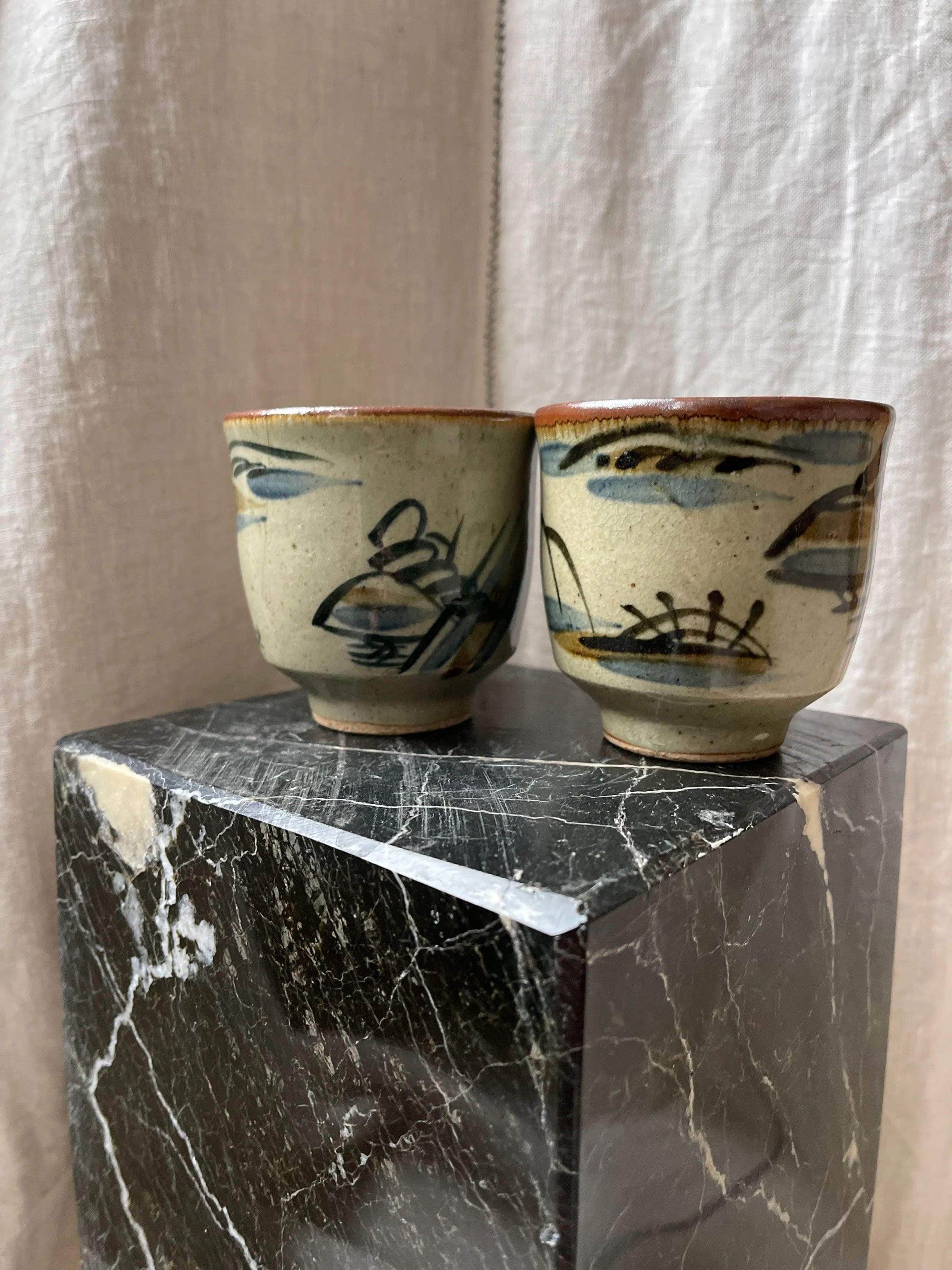 A Big Pair of Japanese Sake Cups