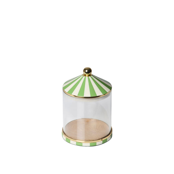 Circus Storage Jar | Green and White